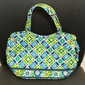 Vera Bradley mini Green/Blue Floral